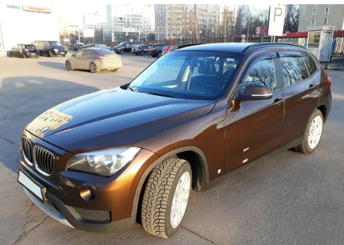 Дефлекторы окон (ветровики) BMW X1 (E84) 2009-2012; 2012-2015 (БМВ Е84) Кобра Тюнинг